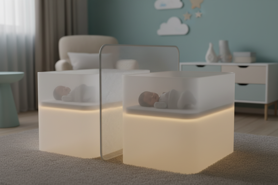 newborn twins bassinet sharing