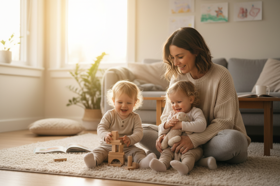 twin parenting without help