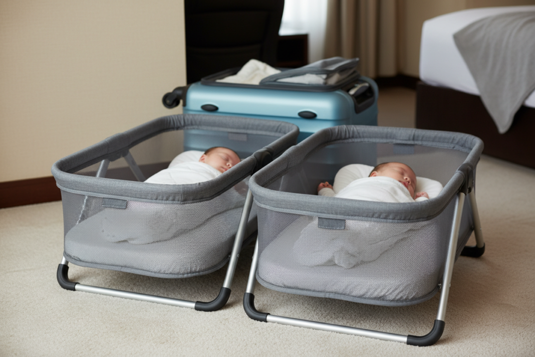 twin travel bassinet