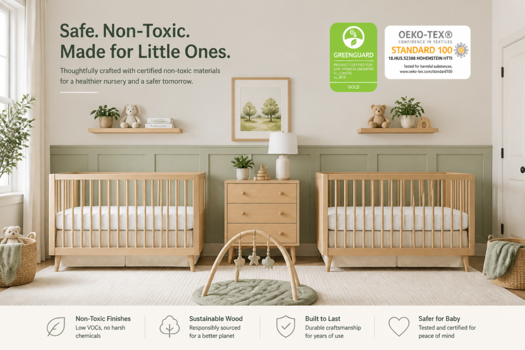 non toxic nursery twins