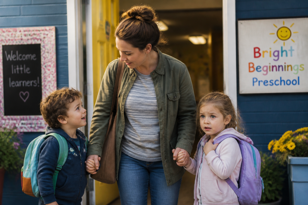 twins starting school