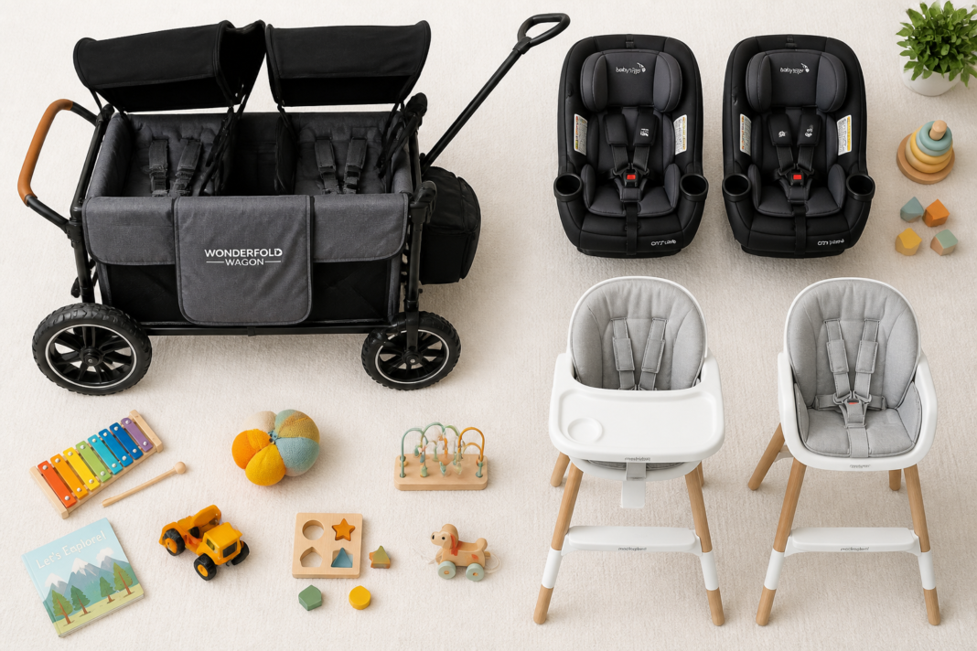 twin toddler gear essentials