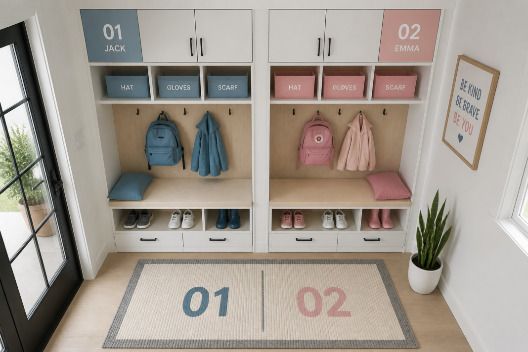entryway storage twins