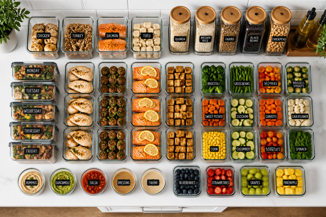 meal prepping for twins